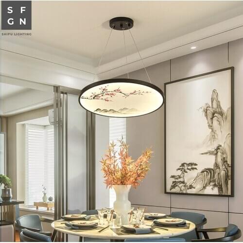 Chandelier lighting led chandeliers ceiling lights chinese style iron light fixtures for dining room home study room teahouse pa