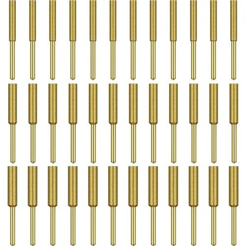 New-36Pcs Diamond Sharpening Wheel Diamond Sharpening Wheel Burr Grinding Stone File for Metal Polishing Chainsaw