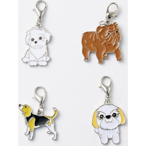 Pet Chow Pendant pet bulldog Spot pet than bear keychains shih tzus widgets 10pcs