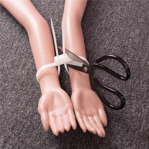 Police Cosplay Plastic Ties SM Toy Handcuffs Feet Disposables Cable Double Flex BDSM Ankle Cuffs Restraint Sex Adult Game 0
