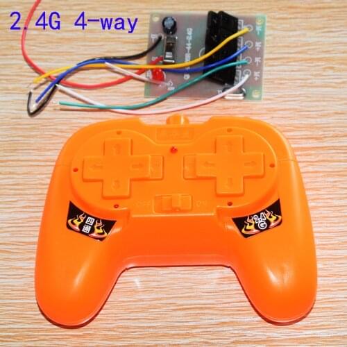 2.4G 4-way 8-way Remote Control rc car robot ship four six axis aircraft diy toys parts model accessories baby toy for children