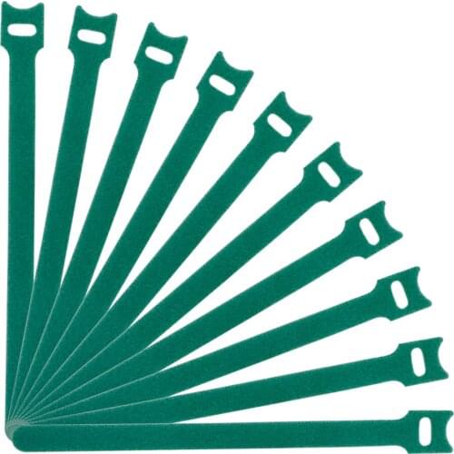 Microfiber Cloth Plant Tie Reusable Cord Organizer Velcro Durable PP+ Blended Fabric Material For Garden Green Wrapping Paper