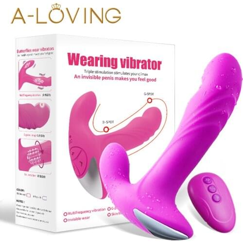 Wearing Vibrator G Spot Clitoris Stimulater Vagina Clit Massager Dildos Sex Toy Sexual Wellness Product for Femal Masturbators