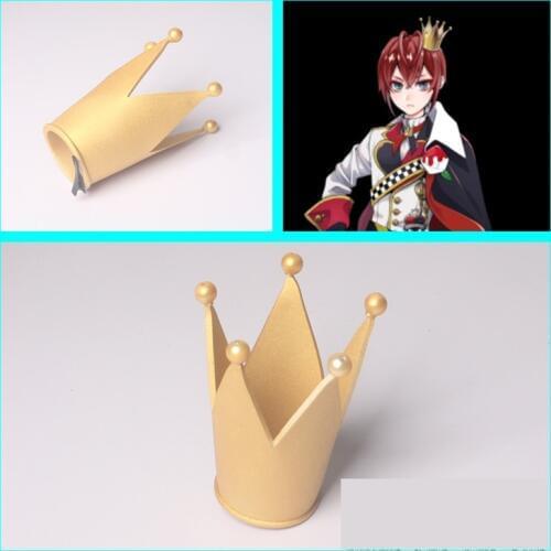 Twisted Wonderland Riddle Rosehearts Cosplay Crown Headwear Halloween Carnival Cosplay Costume Accessory Props