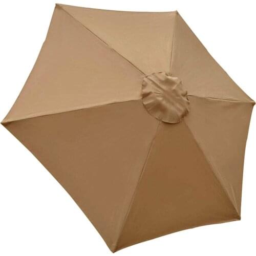 2/2.7/3M Waterproof Beach Hexagonal Canopy Outdoor Garden UV Protection Parasol Sunshade Umbrella Cover Without Umbrella stand