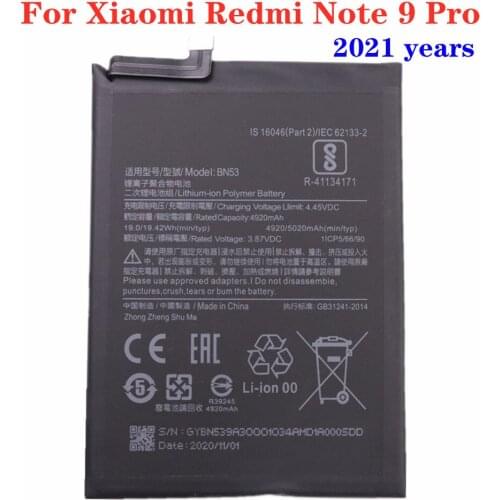 ZQTMAX Xiaomi Redmi Note 9 Pro Batteries
