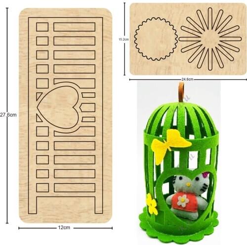 2Pcs Christmas Lantern Package cutting dies 2020 new die cut &wooden dies Suitable for common die cutting machines on the market
