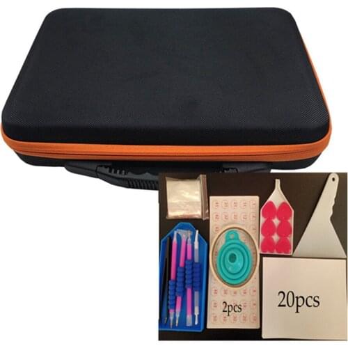 5D Diamond Painting Storage Box Diamond Painting 60-Slot Accessories Tools Jewelry Bead Storage Jar Ring Sparkling rhinestones