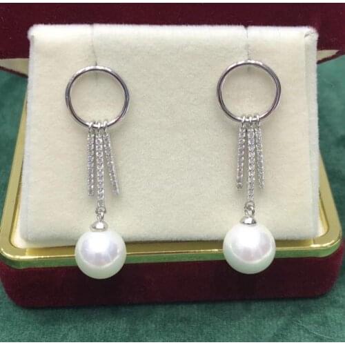 925 Sterling Silver Earrings Findings Settings Base Mountings Parts Mounts for Pearls Agate Coral Beads Stones Crystal