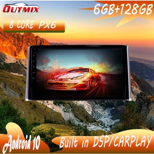 Android 10.0 Car GPS Navigation radio For Toyota RAV4 2019 2020 Car NO DVD Player Auto Radio Stereo Head Unit Multimedia Player