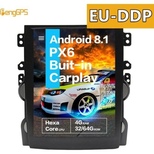 10.4''Tesla Android 8.1 PX6 4+32GB voice control Built-in CARPLAY Car Radio For Chevrolet Malibu 2013 2014 2015 GPS Navigation