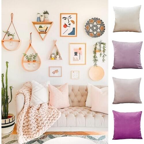 Velvet Cushion Cover 60*60 Pillow Cover For Living Room Big Size Nordic Decorative Housse De Coussin for Home Decor