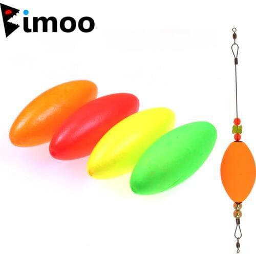 Bimoo 10pcs/lot Catfish Fishing Rig Float For Pompano Whitings Corvina Snappers Rigs Accessories Red Green Yellow Orange