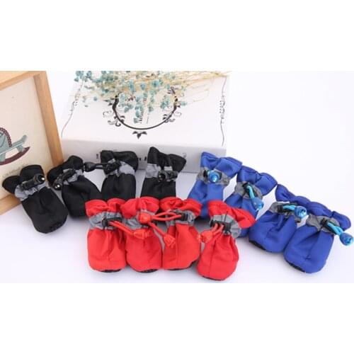 Pet Dog shoes Waterproof chihuahua Anti-slip boots zapatos para perro puppy cat socks botas sapato para cachorro chaussure chien