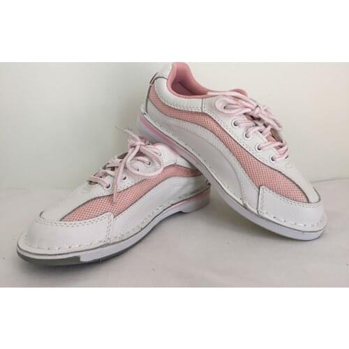 Women Bowling Shoes Low Top Ultra Light Breathable Comfortable Anti Slip Broken Leak Picking Suitable Large Size Bowling Alley