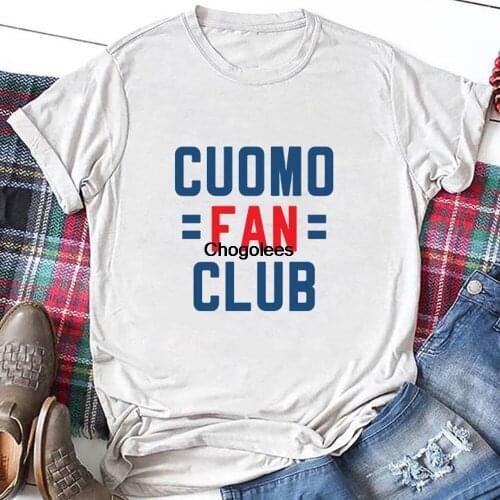 Andrew Cuomo Fan Club T Shirt Love Cuomo UnisexShort Sleeve Tee shirt New York State Governor Shirt ep076