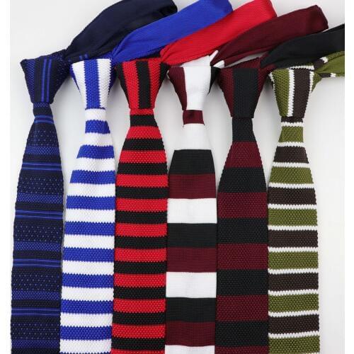 Fashion Mens Colourful Tie Knit Knitted Ties Necktie Cross Striped Color Narrow Slim Skinny Woven Plain Cravate Narrow Neckties