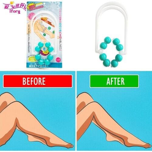 Ifory 1Pcs Leg Massage Roller for Arm Leg Neck Muscle Tissue Body Mini Wheel Relax Fat Control Cellulite Massage Health Care