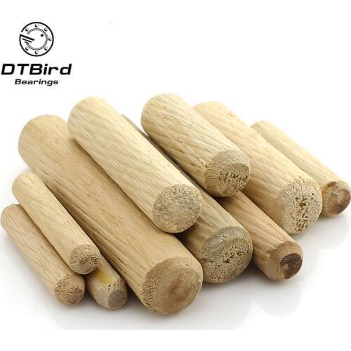 M8 Wooden Dowel Cabinet Drawer Round Fluted Wood Dowel Pins Rods Set Furniture Fitting 8mm* L=30/40/50/60/70mm