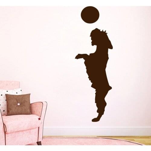 Puppy Playing With A Ball Wall Sticker Home Decor Animal Dog Wall Decals Living Room Kids Children Room Decoration