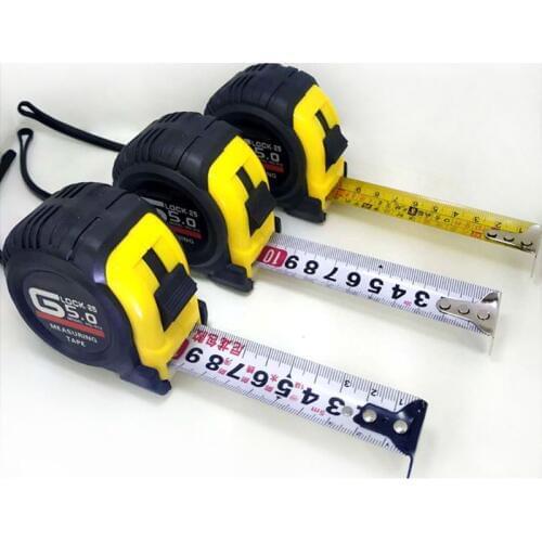 Portable High Precision Steel Tape Measure Waterproof and Drop-proof Metric Inch Multi-specification Distance Measuring Tool