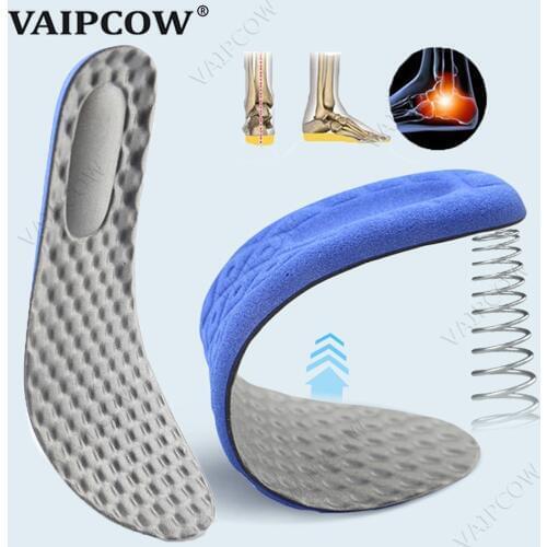 Stretch Breathable Deodorant Running Cushion Insoles For Feet Man Women Insoles For Lightweight Massage Pad Memory Foam
