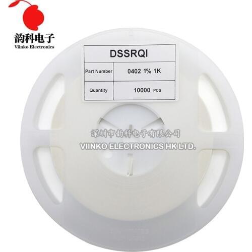 10000pcs 1% 0402 SMD resistor 0R ~ 10M 1/16W 0 0.1 1 10 100 150 220 330 ohm 1K 2.2K 10K 100K 0R 1R 10R 100R 150R 220R 330R 1M