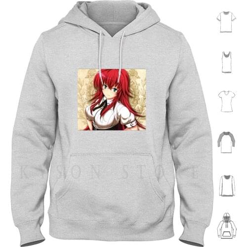 Luxury Girl Hoodie long sleeve Cotton Anime Manga Large Season Arc Cosplay Hyodo Shido Cartoon Akeno Rias