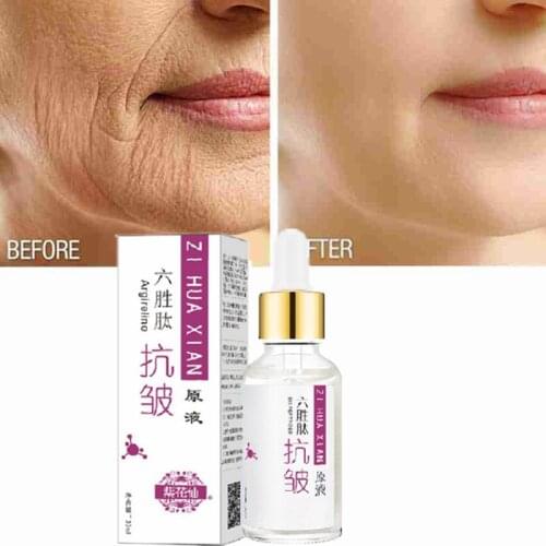 Six peptide Anti-Aging Face Essential Oil Rapid Firming Lifting Essence Remove Wrinkles Facial Skin Care Create V-shape Face