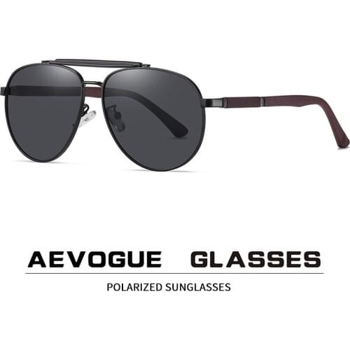 AEVOGUE New Fashion Driving Polarized Sunglasses Retro Outdoor Sunglasses Men UV400 AE1057