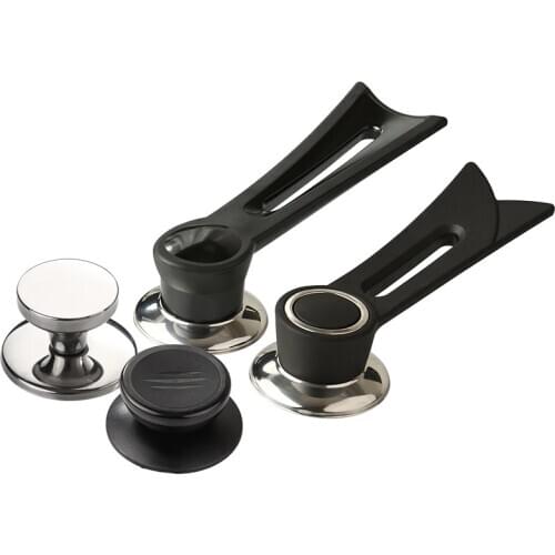 Glass pot cover knob accessories stand pan lid handle general pot cover head top cap general anti scalding