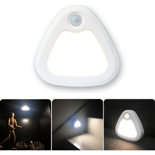 Triangle Smart Motion Sensor Battery Powered Closet Cabinet Hallway Night Light