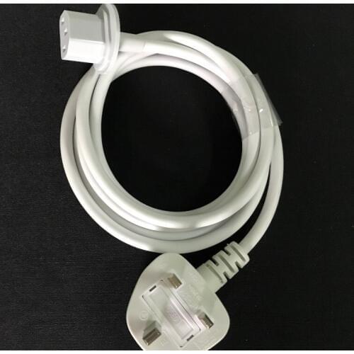 High quality NEW UK Plug 1.8M Power cord cable for IMAC Computer Macbook American standard plug charger adapter