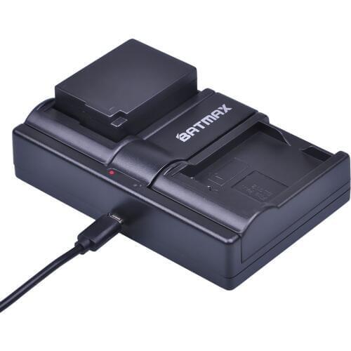 1pc DMW-BLC12 DMW-BLC12E BLC12 Li-ion Battery+Dual USB Charger for Panasonic BLC12 DMW-BLC12E DMW-BLC12PP FZ200 FZ1000 DMC-G5