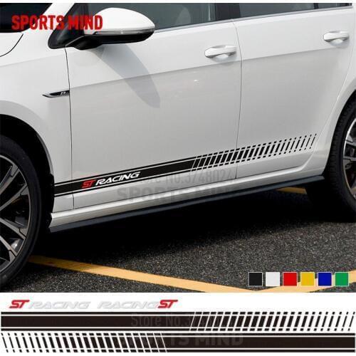 1 Set Customization ST RACING Car Styling For Ford Focus 2 Fiesta Ranger Mondeo Mk4 Bmw E46 E90 E39 Volkswagen Car Accessories