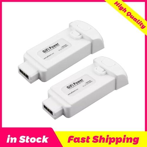 2Pcs Brand New Gifi Power 11.1V 1300mAh 14.43Wh Lipo Battery for Flying Camera Drone for Yuneec Breeze Drone Replacement Power