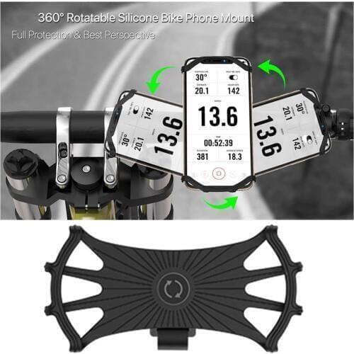 2019 Universal Bike Phone Holder 360 Degrees Rotatable Adjustable Bicycle Phone Mount Mobile Phone Holder For Bike Motorcycle