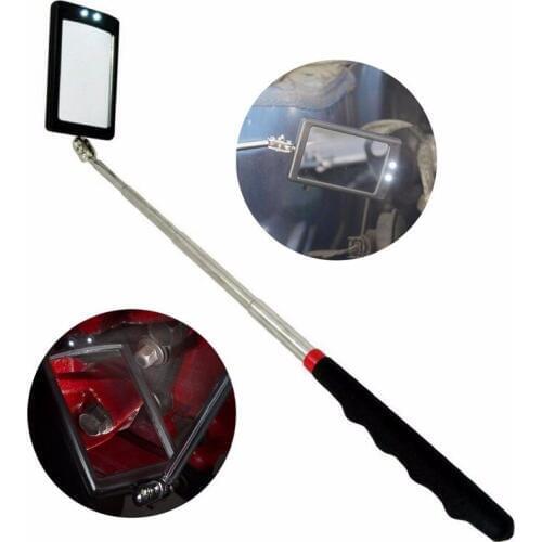 2020 Expandable Inspection Mirror For Car LED Lamp Endoscope 360 Degree Rotating Chassis Angle Endoscope Diagram Inspection Tool