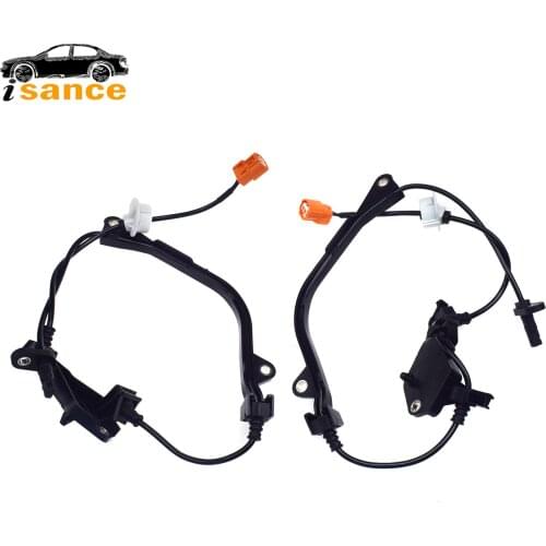 ISANCE 2PCS 57450-SFJ-W01 57455-SFJ-W01 Pair New Front Left Right Side ABS Wheel Speed Sensor for Honda Odyssey 2005-2008