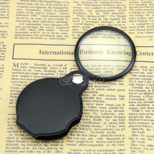 Magnifier Mini Pocket 5X 45mm Folding Jewelry Magnifier Magnifying Eye Glass Loupe Lens