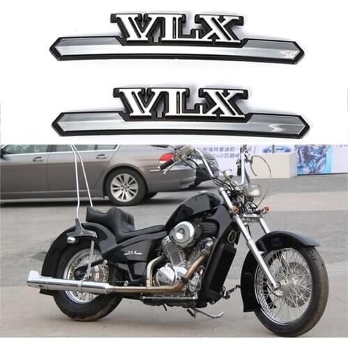 OLPAY Motorcycle 3D Emblem Badge Decal Fuel Tank Sticker VLX Tank Pad Protector Decal For Honda Steed VLX400 VLX600 VLX400/600