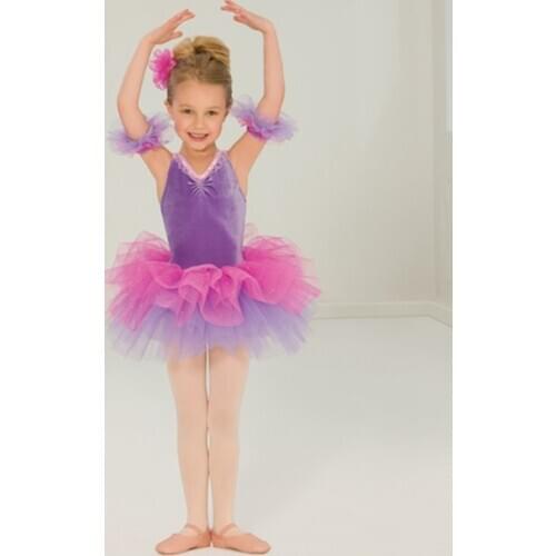 2018 New Girl Ballet Dance Dress Kids Dancing Costume Children Stage Proformance Dancing Competition Suit Ballet Dress B-2393