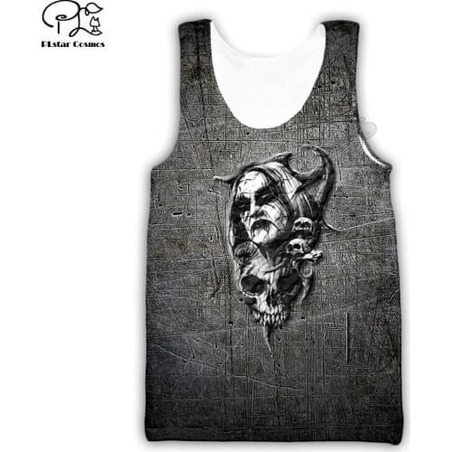 New Native Men women character printed Tank Top Summer Skull 3d Vest unisex sleeveless tees casual treetwear 004