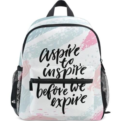 New 3D Kid School Backpack For Girl Boy Letter printing School Bags Childrens Kindergarten Backpacks Mochila Infantil 3-8 Years