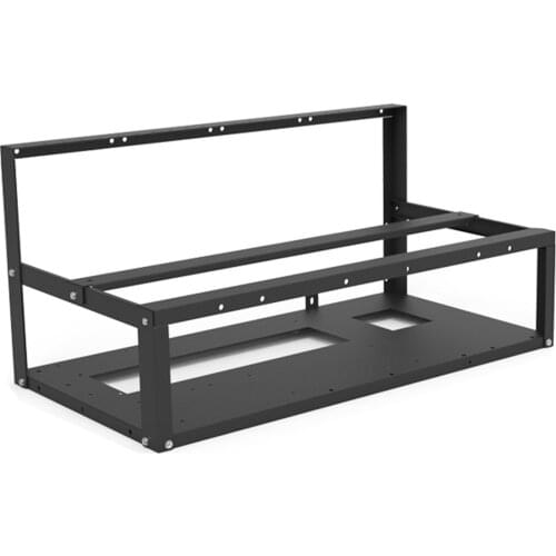 Steel Open Air Miner Case Mining Rig Frame 6gpu For TH/ETC/ZCash Rack Only