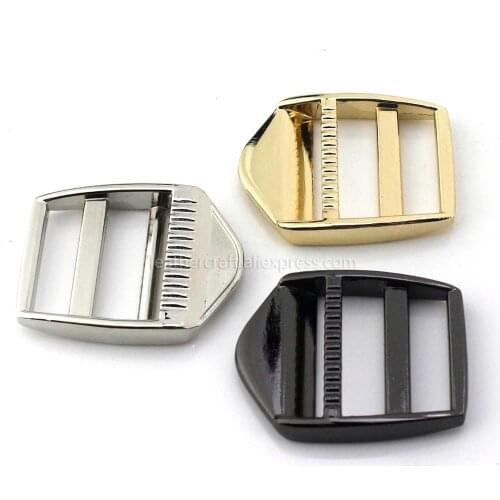 1pcs Metal 2 Bar Buckle for Webbing Backpack Bag Strape Belt Fabric Leather Craft Purse Pet Collar Clasp High Quality