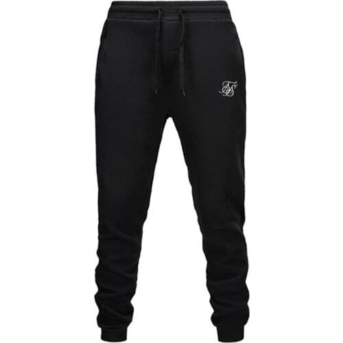 2020 Running sik silk Jogging Pants Men Soft Bodybuilding Joggers Sweatpants Long Trousers Gyms Fitness Sport Training Pants