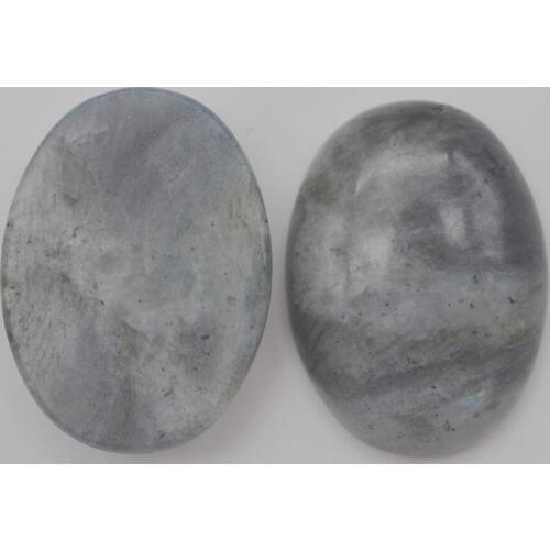 30x22MM Natural Labradorite Stone Bead Oval Cabochon CAB GEM Jewelry Making (2pcs/lot) H260