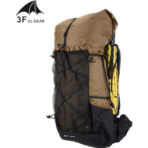 3F UL GEAR Water-resistant Hiking Backpack Lightweight Camping Pack Travel Mountaineering Backpacking Trekking Rucksacks 40+16L
