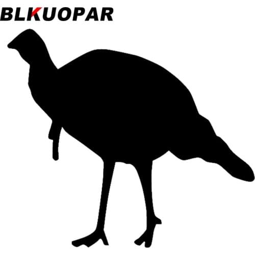 BLKUOPAR for Wild Turkey Car Stickers Sunscreen Personality Decals JDM Accessories Refrigerator Waterproof Vinyl Material Decor